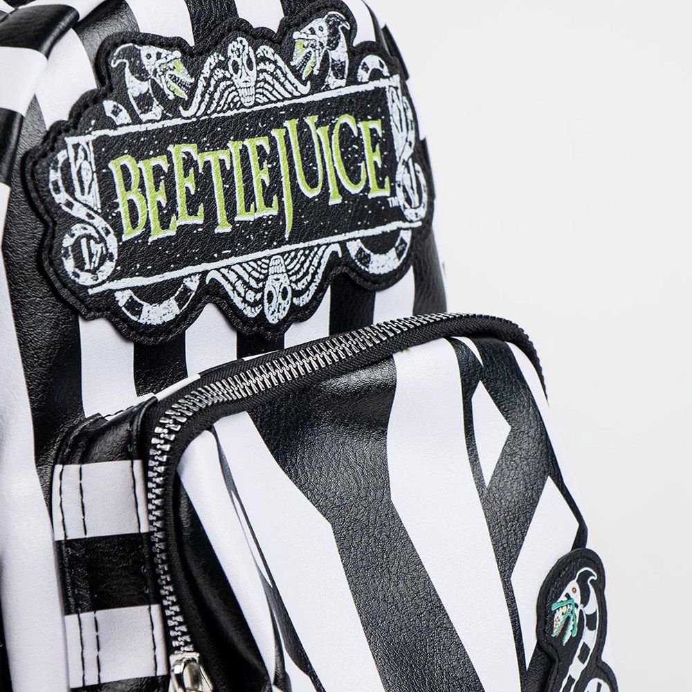 Premium Faux-leather Backpack 25cm BEETLEJUICE