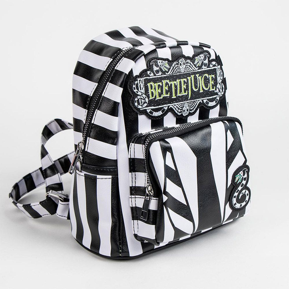 Premium Faux-leather Backpack 25cm BEETLEJUICE