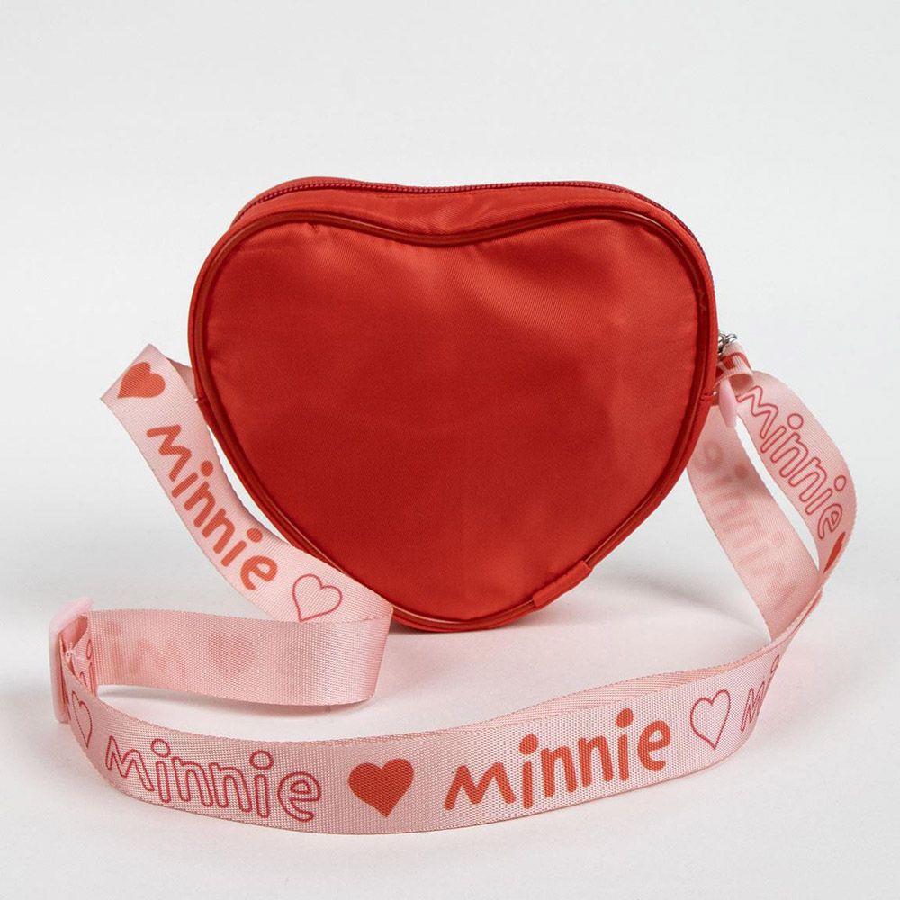 Heart-shaped Shoulder Bag 14cm DISNEY Minnie Mouse