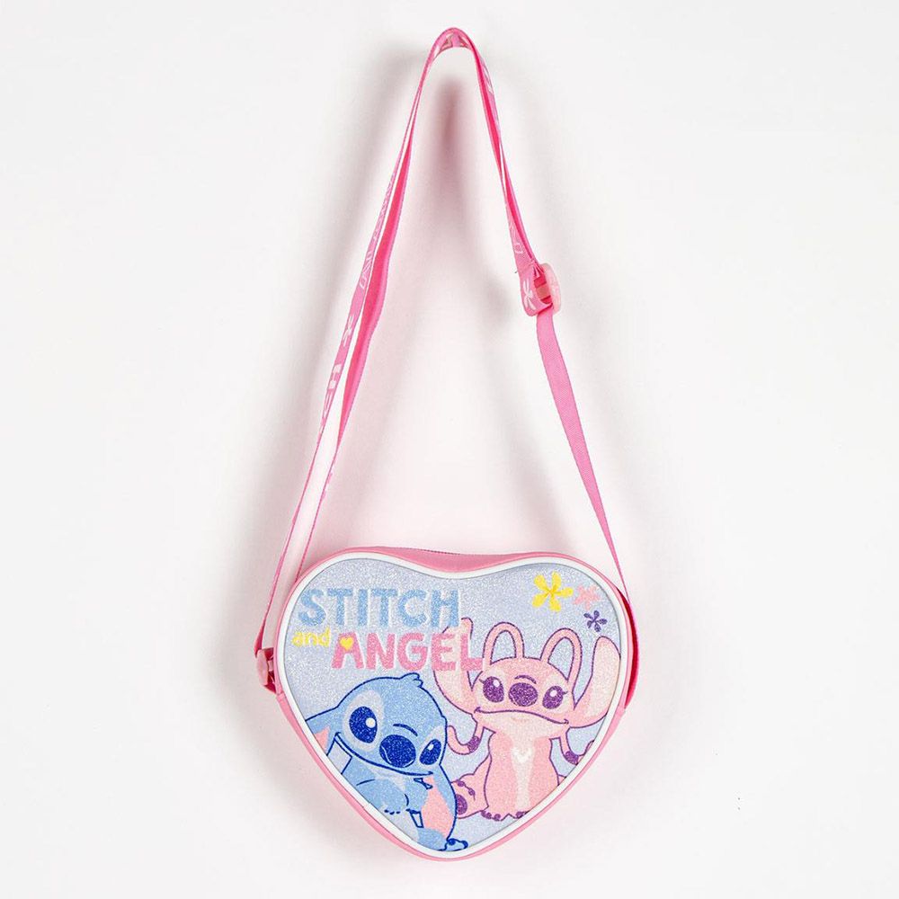 Τσαντάκι Ώμου 14εκ DISNEY Lilo and Stitch Καρδιά