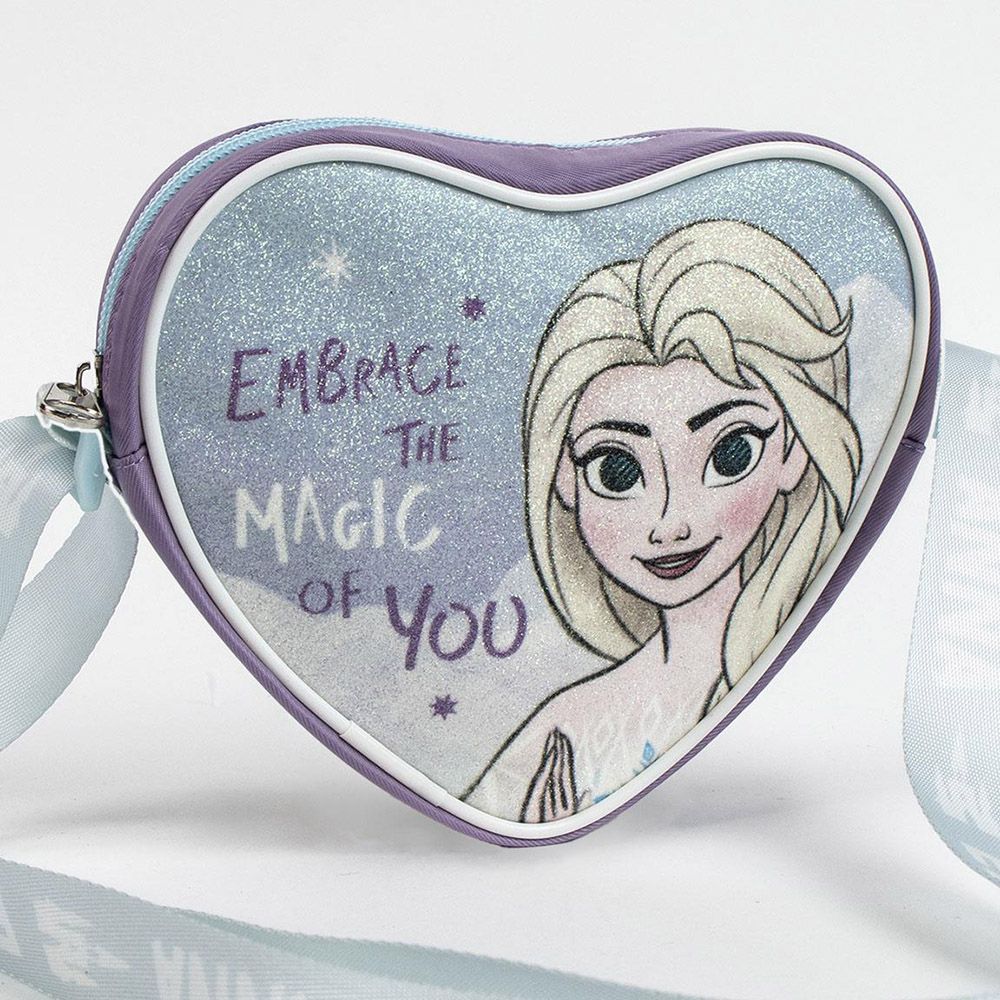 Τσαντάκι Ώμου 14εκ σε σχήμα Καρδιάς DISNEY Frozen