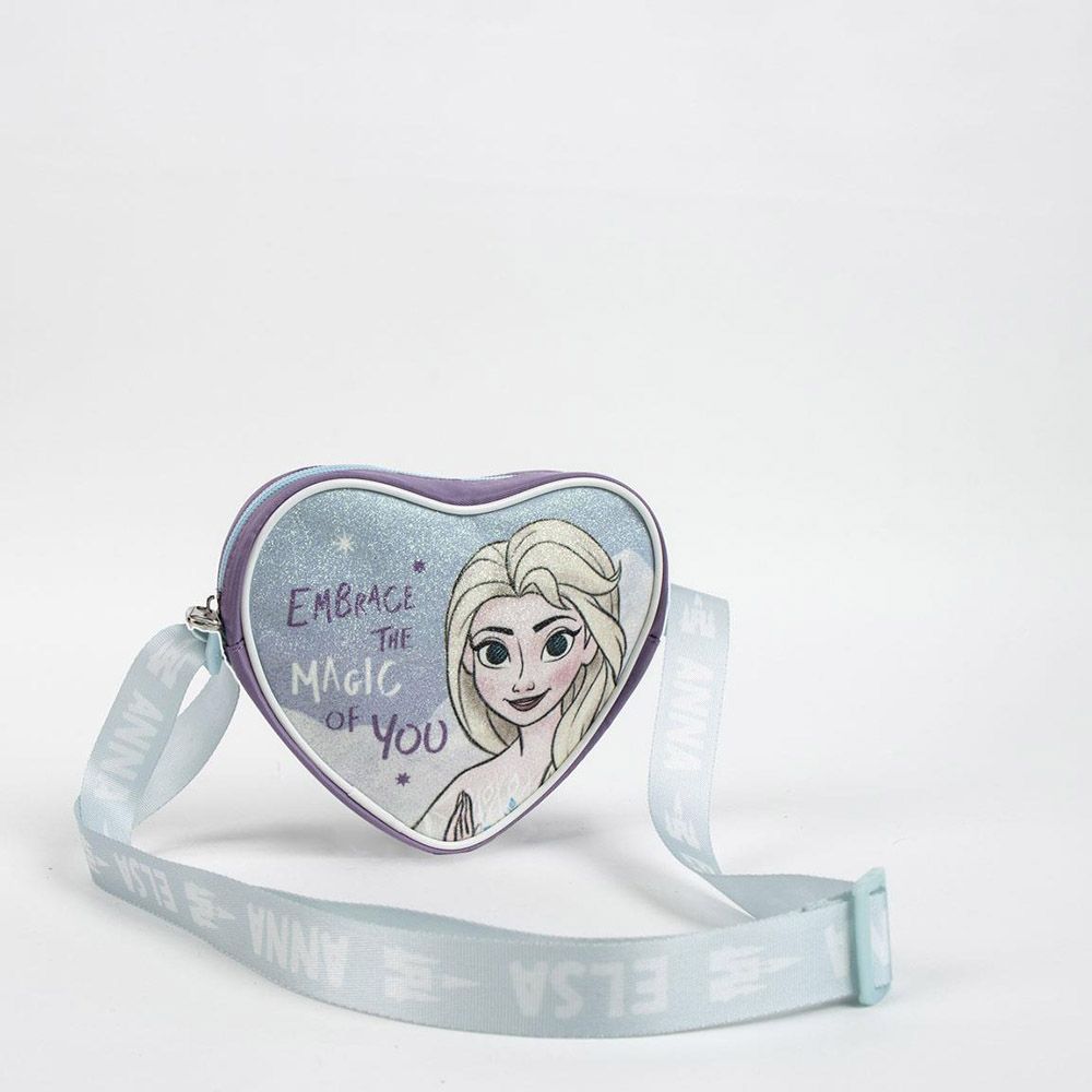 Τσαντάκι Ώμου 14εκ σε σχήμα Καρδιάς DISNEY Frozen