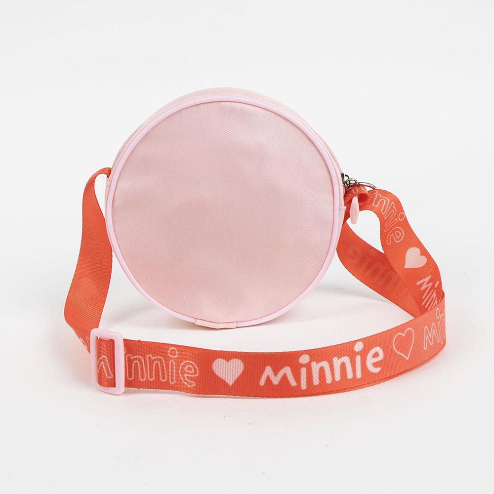 Round-shaped 3D Shoulder Bag 13cm DISNEY Minnie Mouse