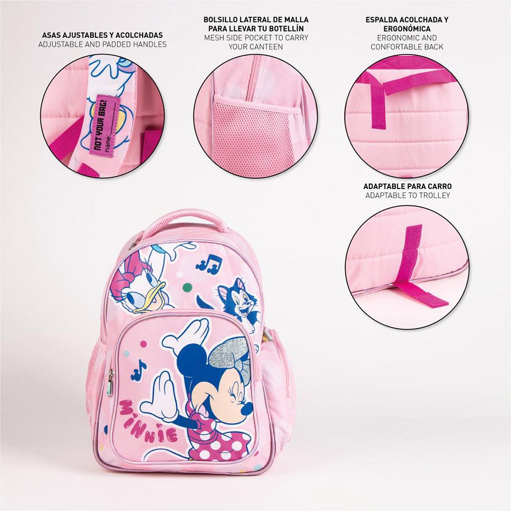 Σχολική Τσάντα Πλάτης 42εκ DISNEY Minne Mouse