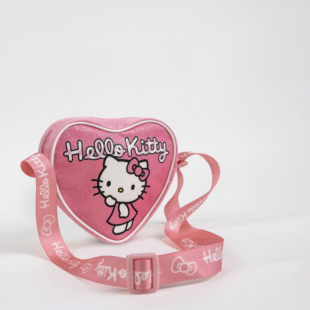Heart-shaped Shoulder Bag 14cm HELLO KITTY