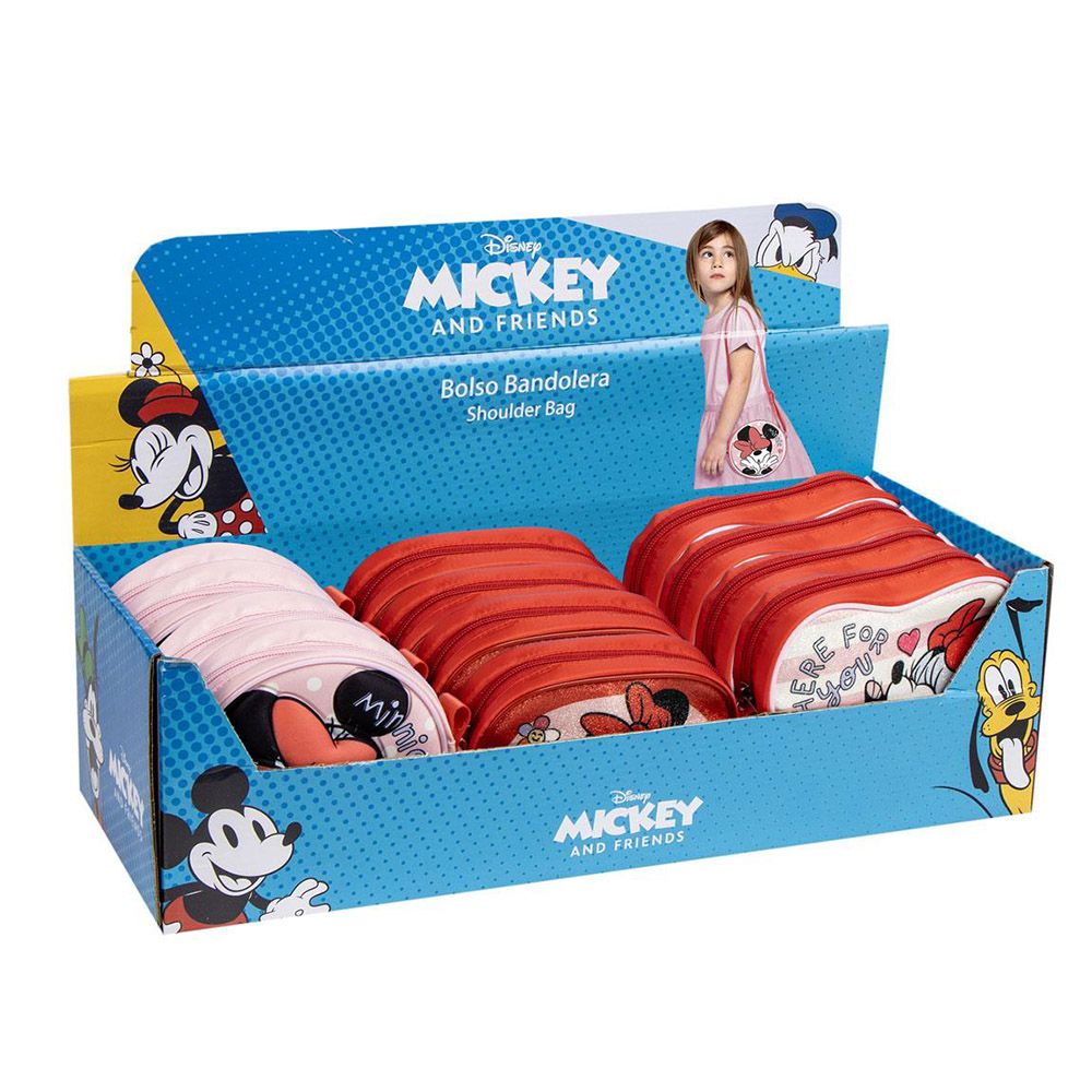 Προθήκη με 12 Τσαντάκια Ώμου 13εκ DISNEY Minnie Mouse