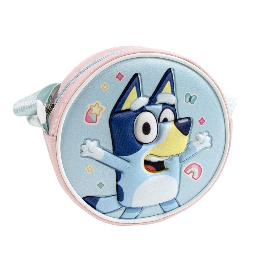 12-pieces Display with Shoulder Bags 13cm BLUEY