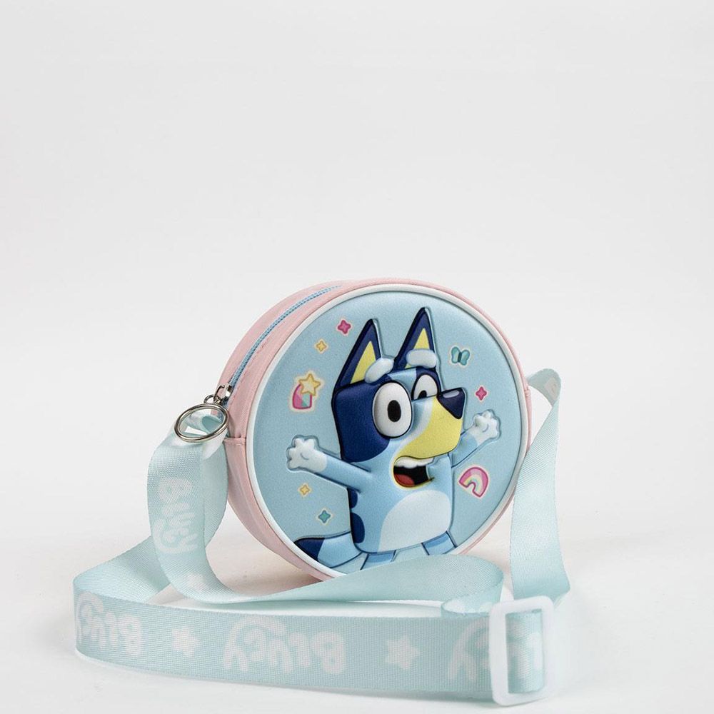 12-pieces Display with Shoulder Bags 13cm BLUEY