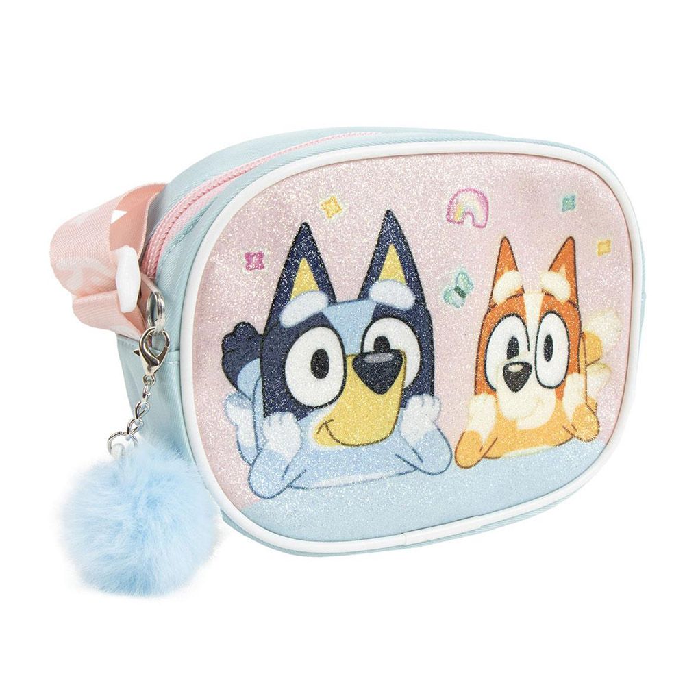 12-pieces Display with Shoulder Bags 13cm BLUEY