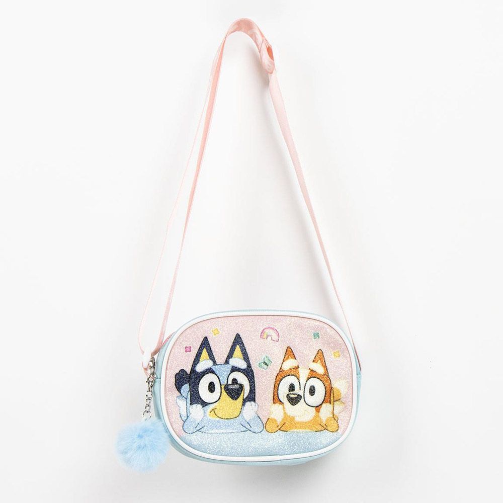 12-pieces Display with Shoulder Bags 13cm BLUEY
