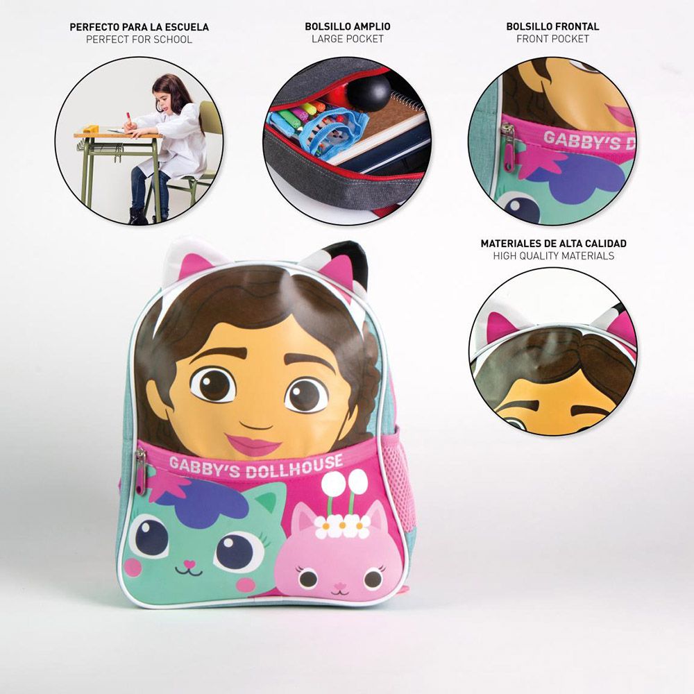 Kids Backpack 30cm with Ears GABBY'S DOLLHOUSE