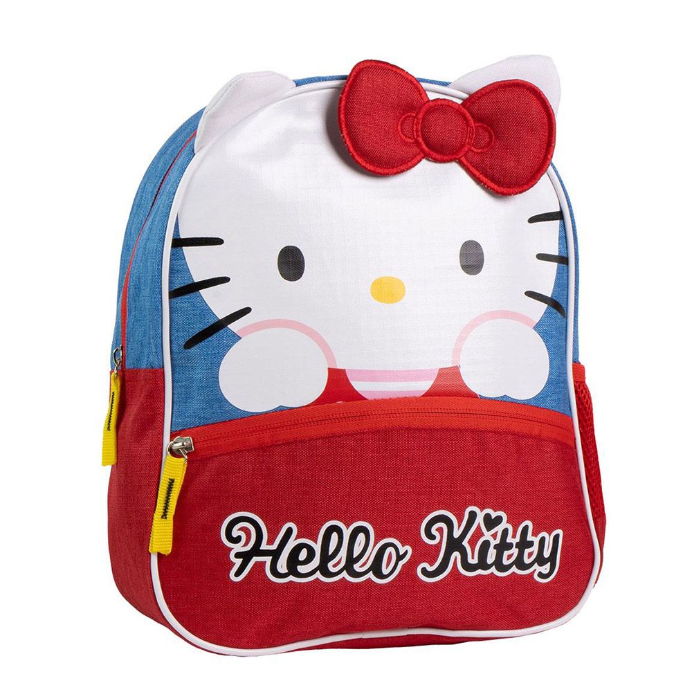 Παιδική Τσάντα Πλάτης 30εκ με Αυτιά HELLO KITTY