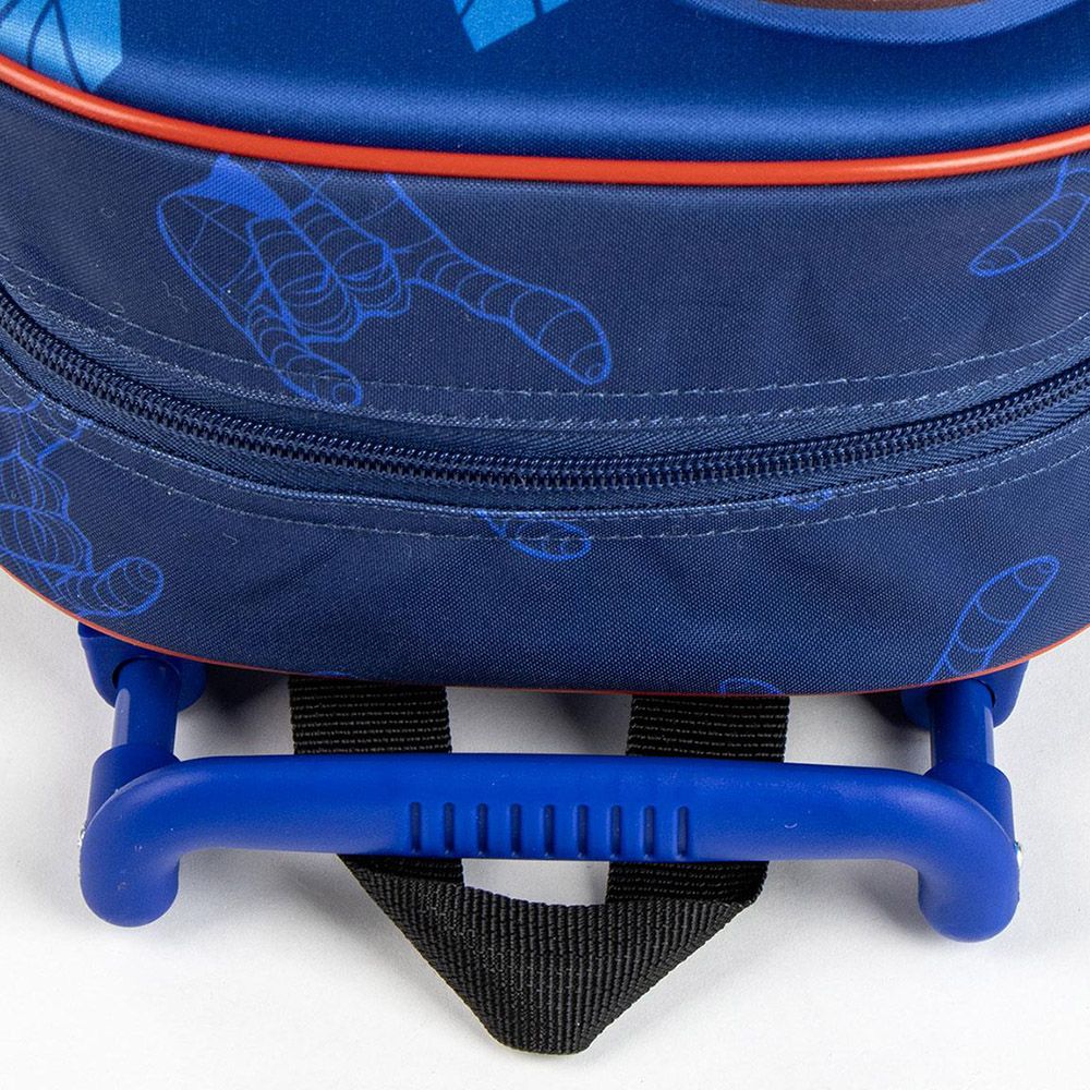 3D Children's Backpack-Trolley 31cm MARVEL SPIDERMAN Face