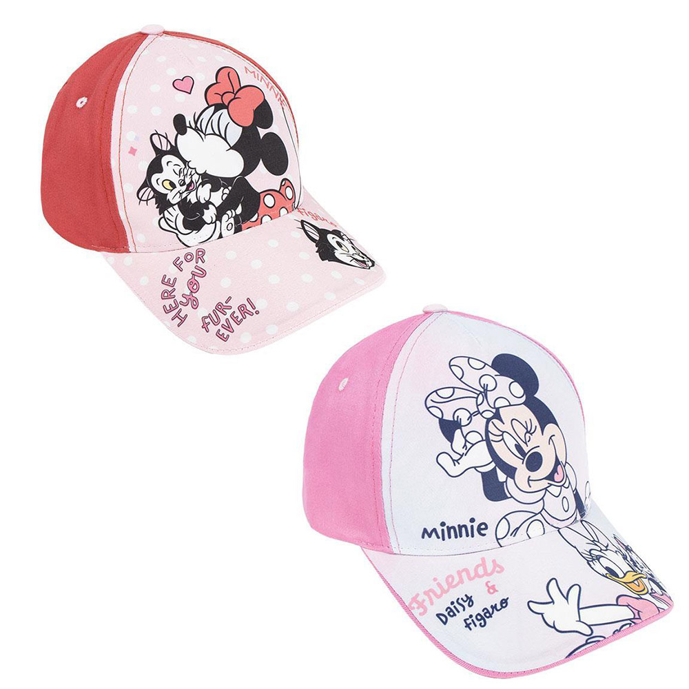 Set of 2 Kids Caps 53cm [4-8y] DISNEY Minnie Mouse