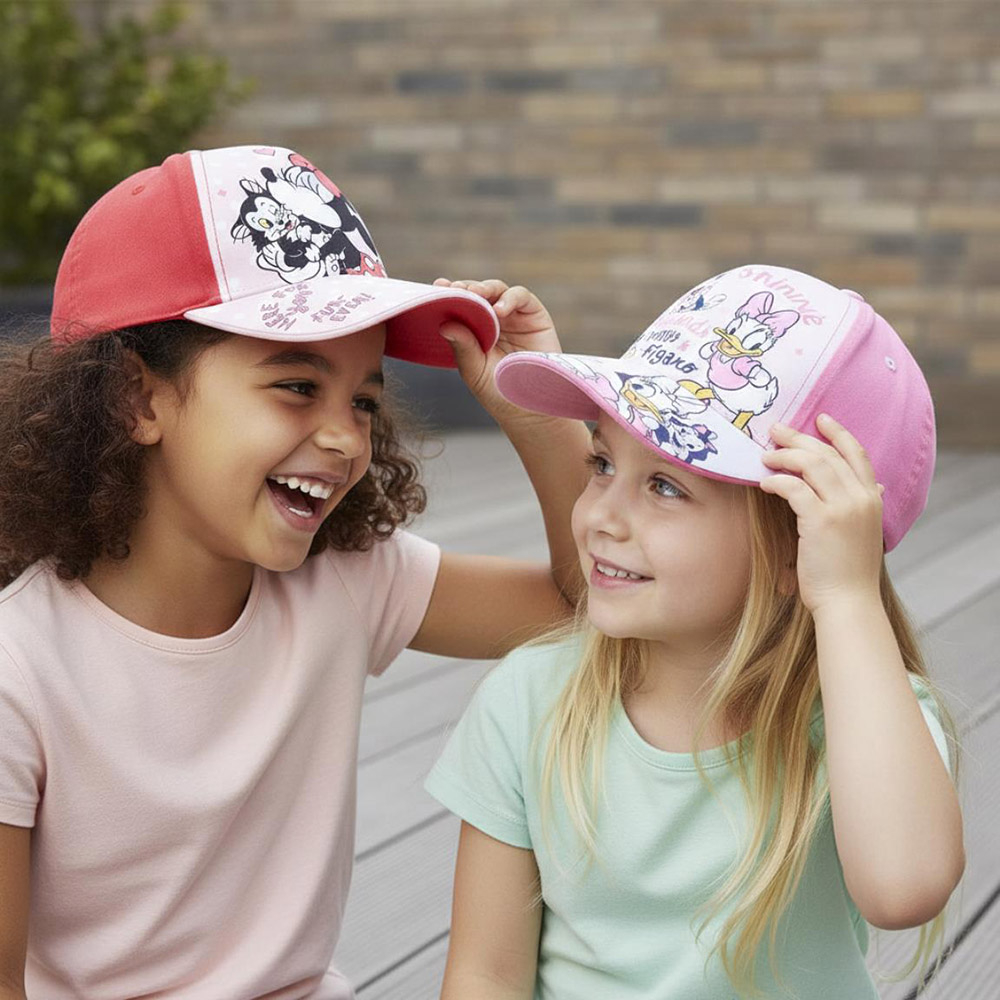 Set of 2 Kids Caps 53cm [4-8y] DISNEY Minnie Mouse