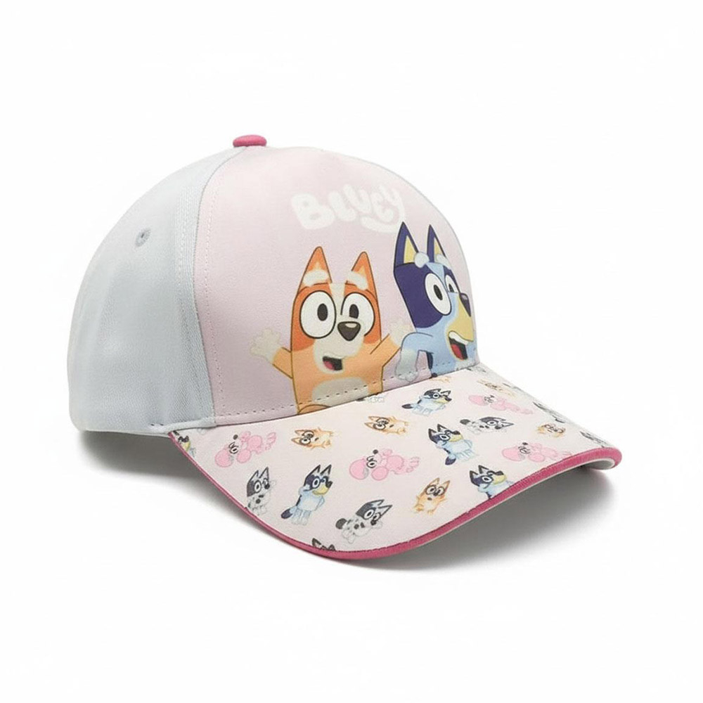Adjustable Kids Baseball Cap 51cm BLUEY, 2 designs