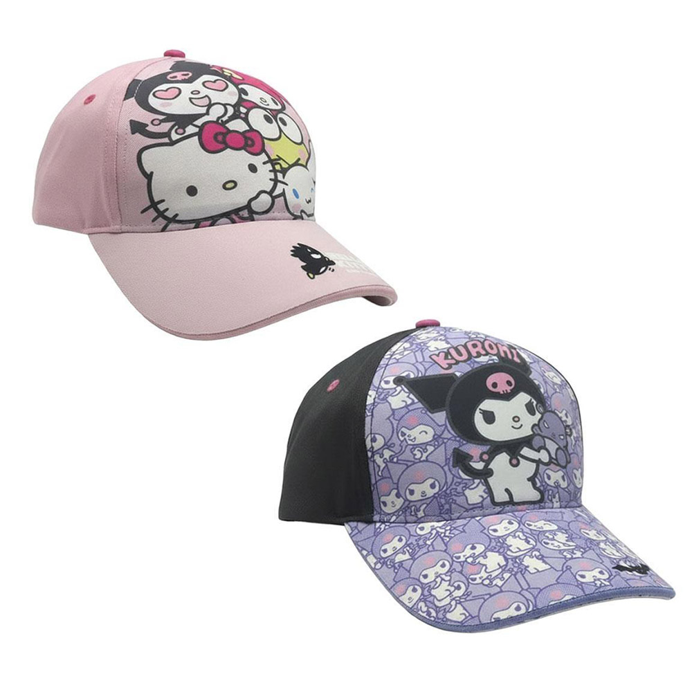 Kids Cap 53cm HELLO KITTY & KUROMI, 2 designs