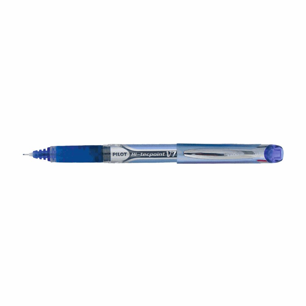 Ball pen 0.7mm PILOT HI-TECPOINT V7 GRIP Blue, Pack of 16+4pcs
