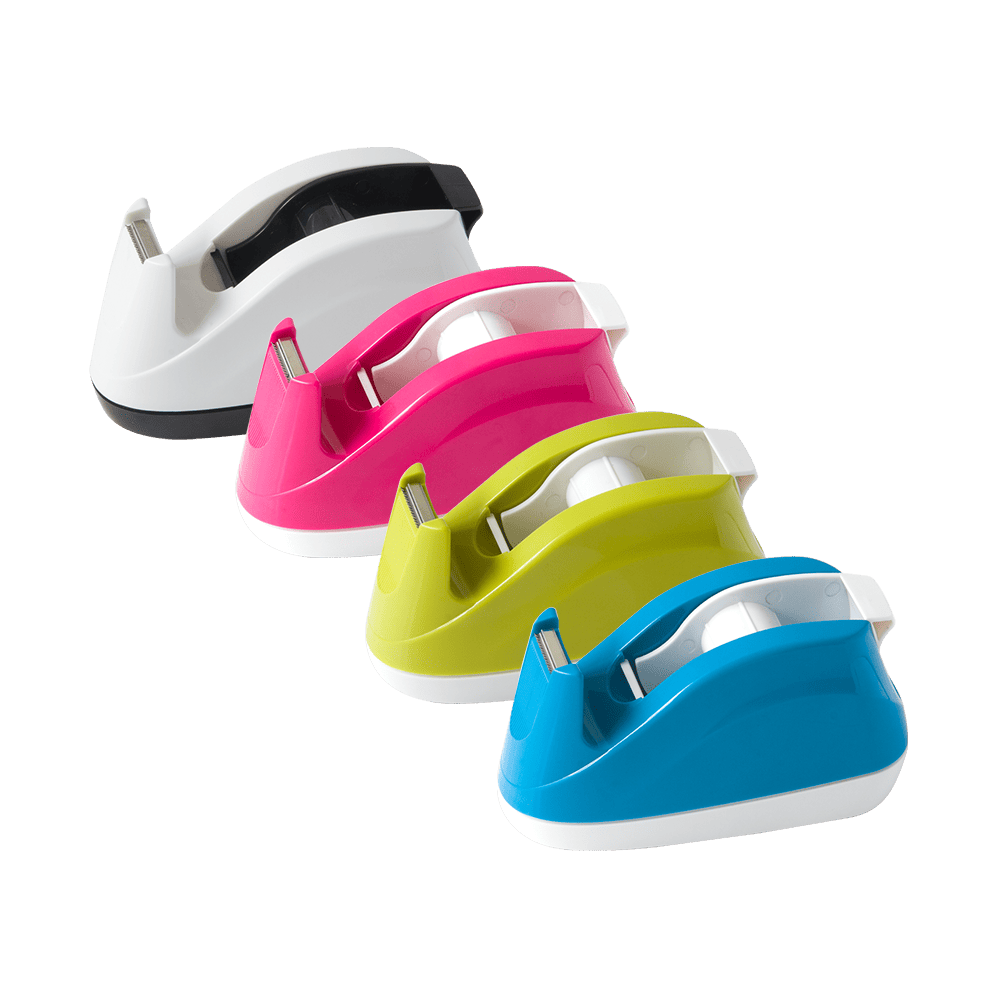 Office Adhesive Tape 18mm Holder DELI VIVID, in 4 colours