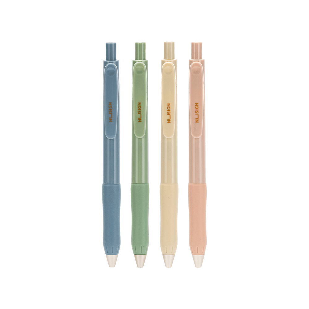 Gel Pen 0.5mm DELI NUSIGN Blue (Pack of 12pcs)