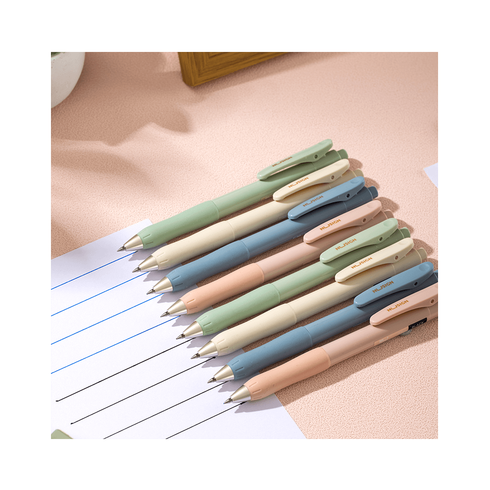 Gel Pen 0.5mm DELI NUSIGN Blue (Pack of 12pcs)