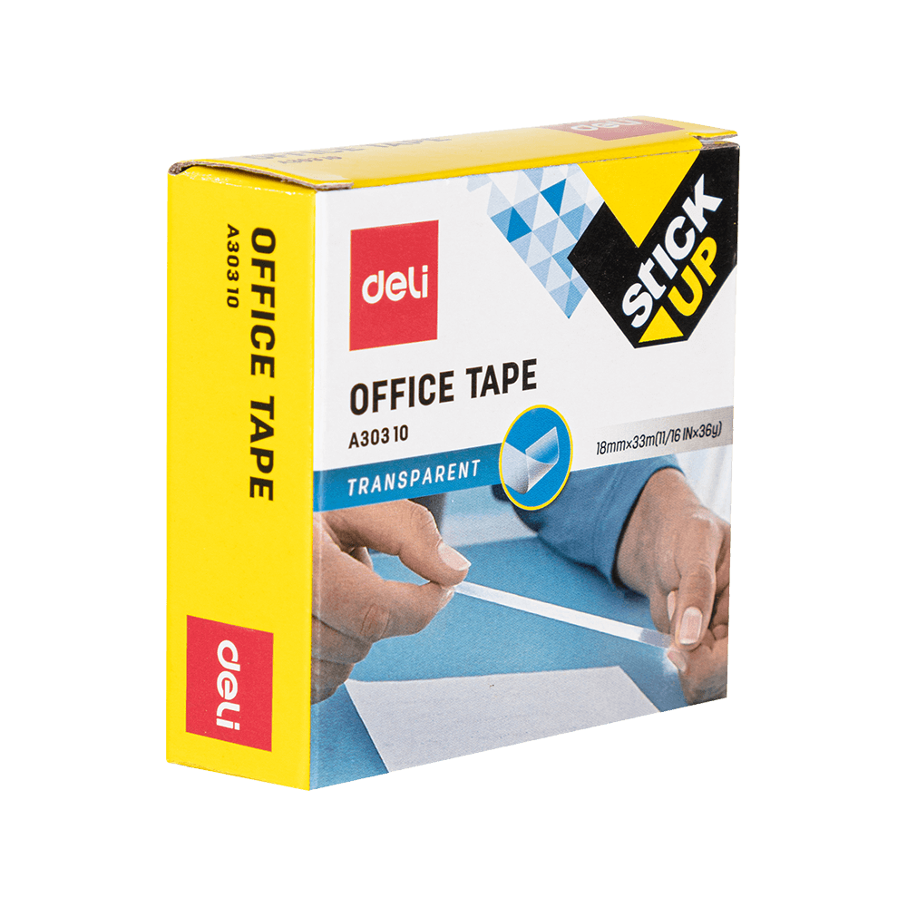 Transparent Office Adhesive Tape 18mmΧ33m DELI (6pcs pack)