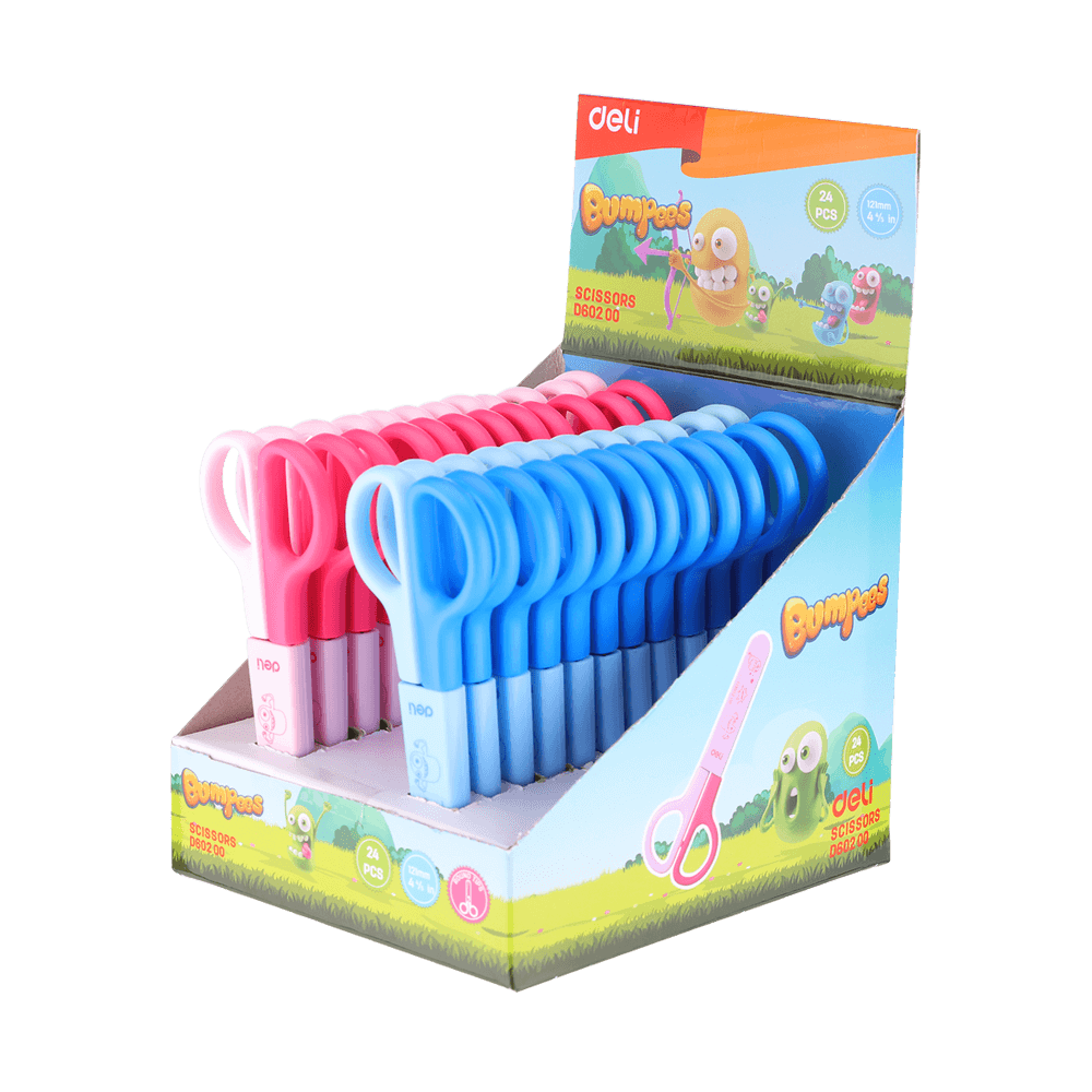 DELI 24pcs Display with scissors