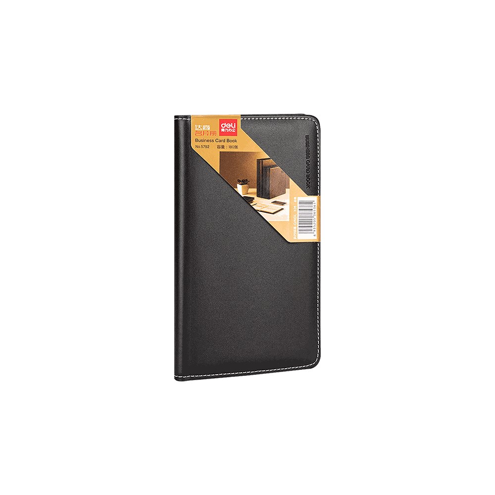 180 Slots Card Holder 19.5x11.5cm DELI Black