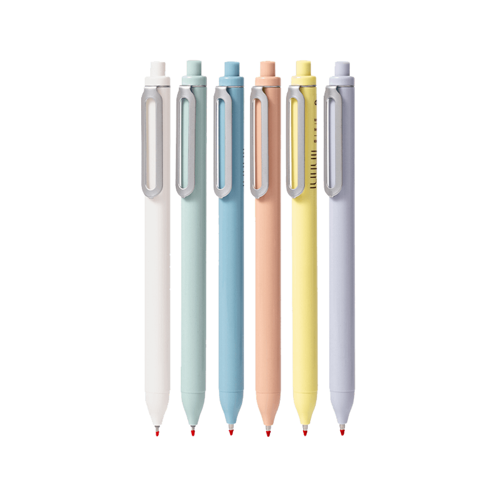 Gel Pen 0.5mm DELI Blue (Pack of 12pcs)