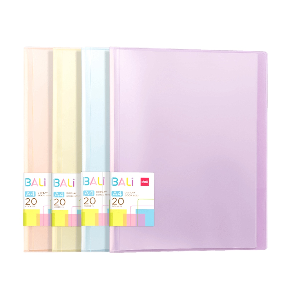 DELI BALI Presentation Folder 20 sheets PP A4, in 4 Colours