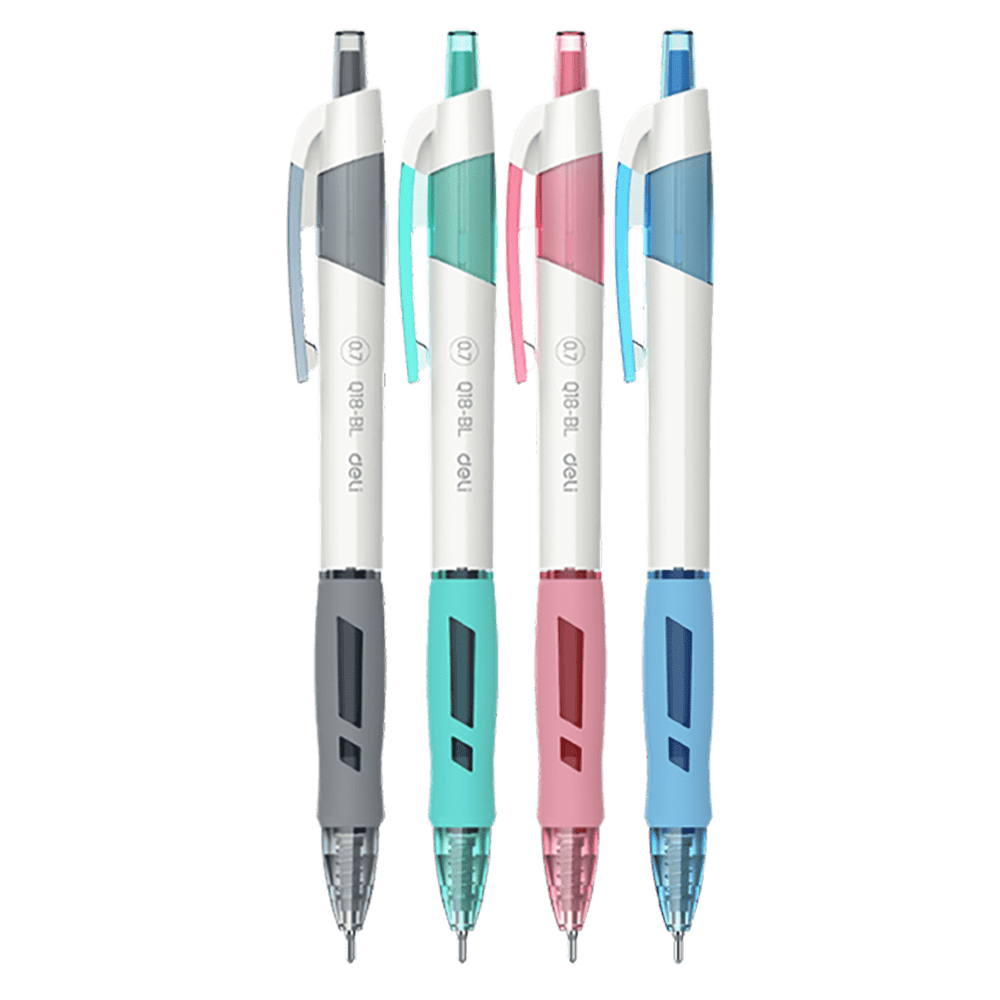 Ball Pen GRIP 0.7mm DELI ARRIS Assorty (Pack of 12pcs)