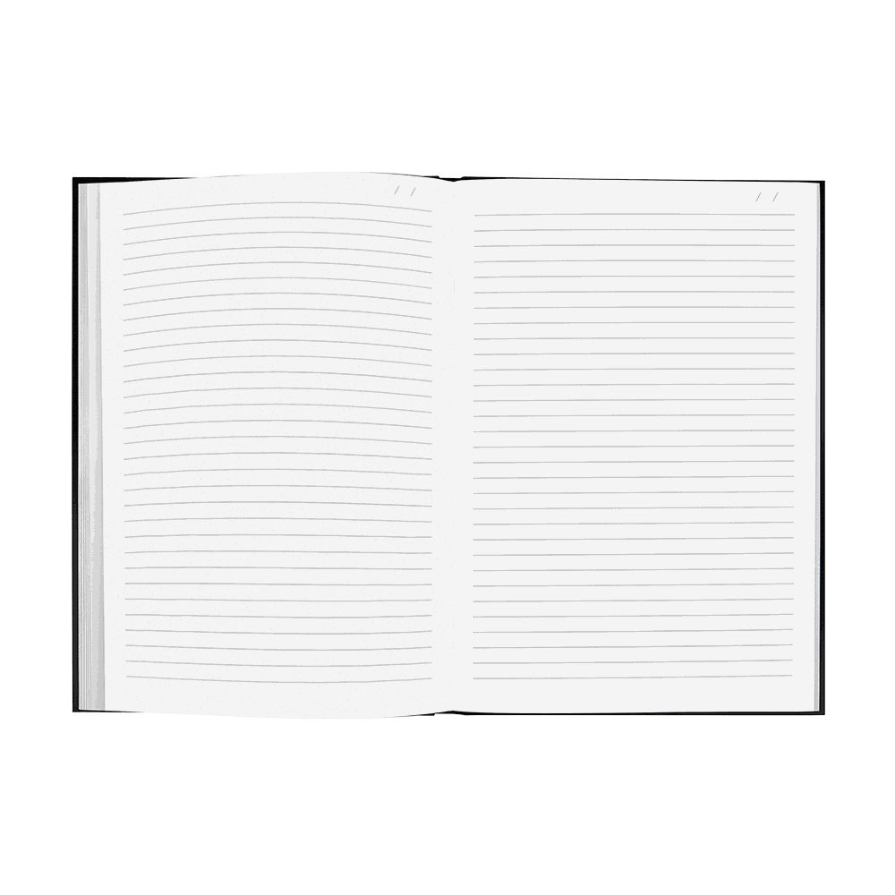 CDA COLORMAT-X Σημειωματάριο Ριγέ A5/15X21 120 φύλλα Μαύρο