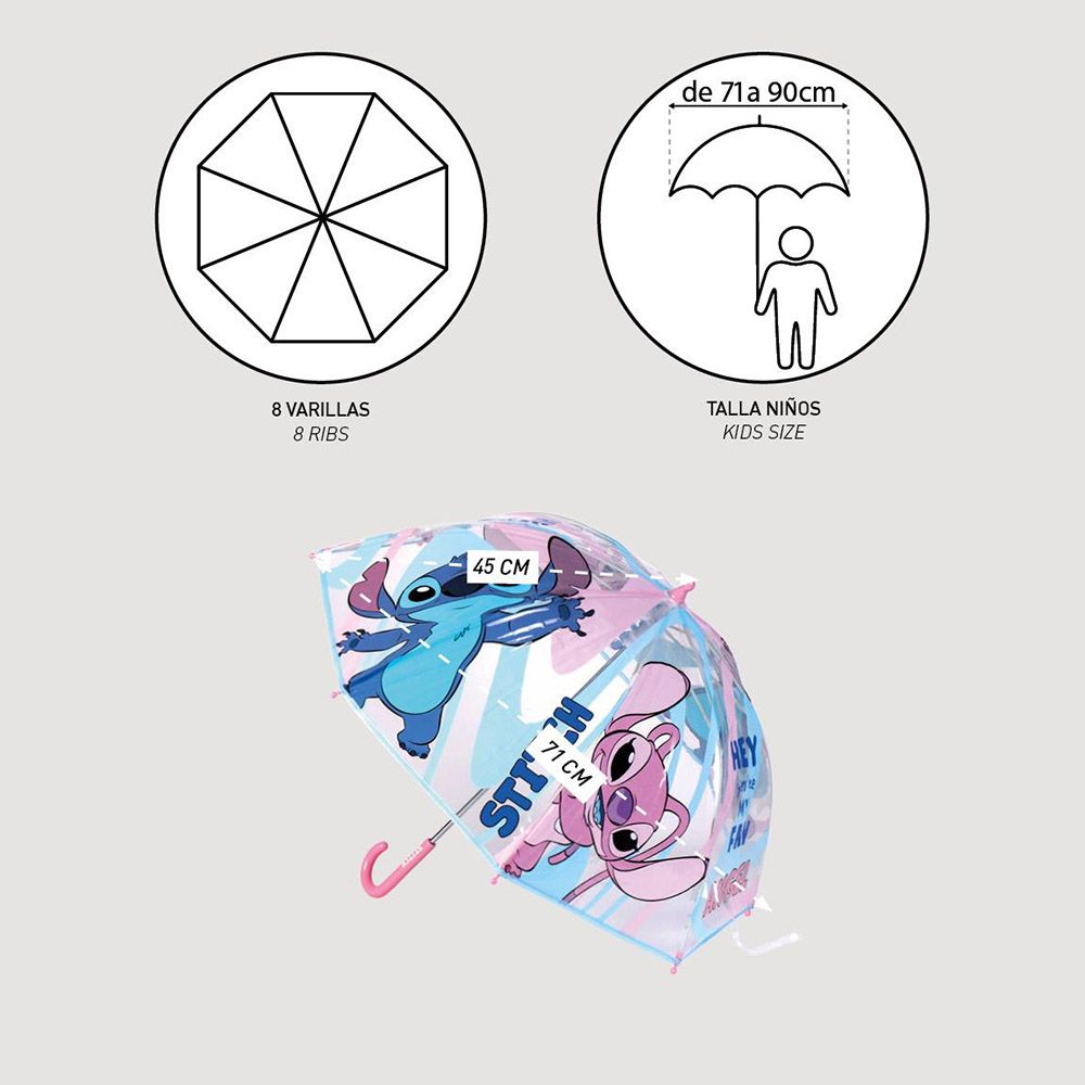 Umbrella Φ90cm DISNEY Lilo & Stitch