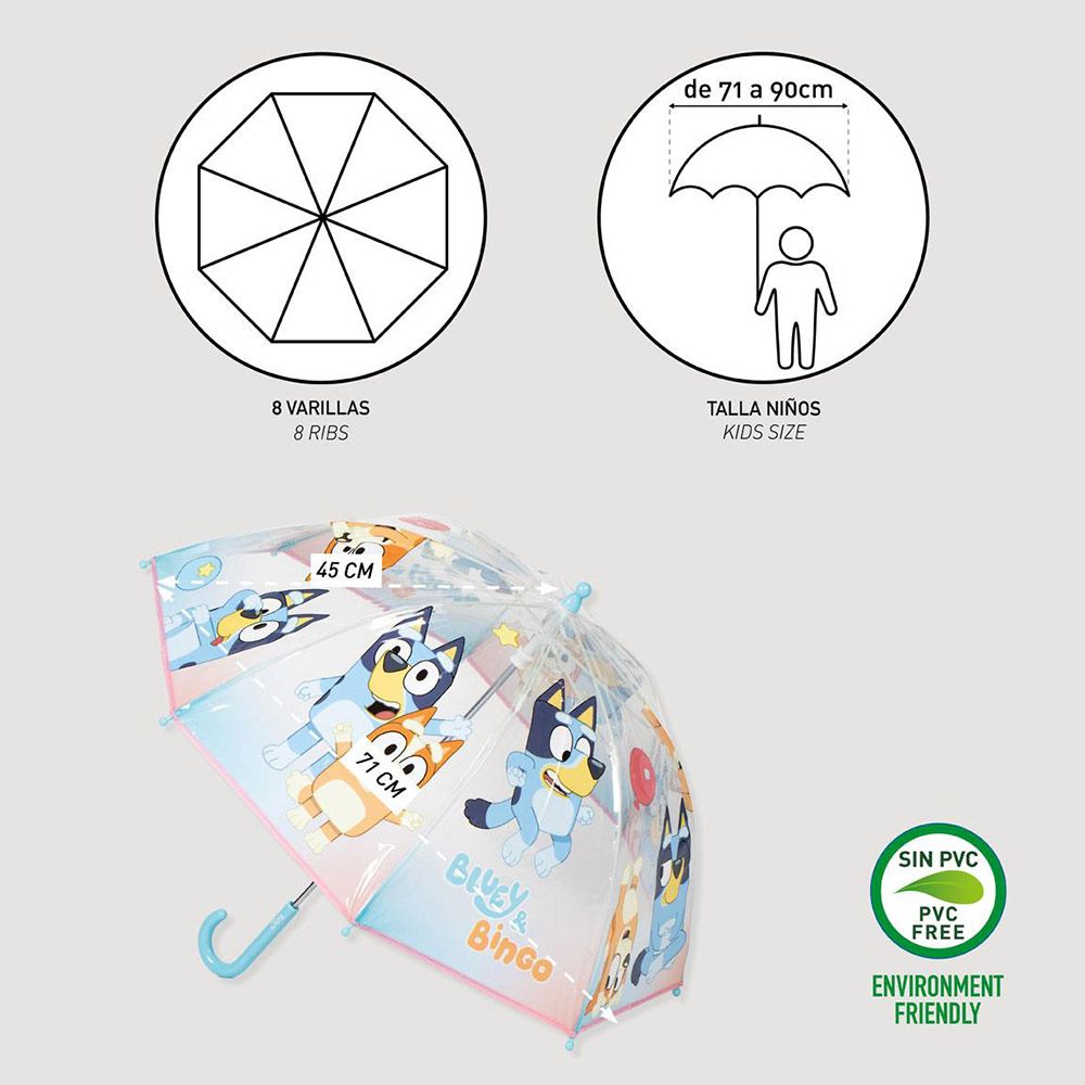 Umbrella Bubble 45cm Φ71cm BLUEY