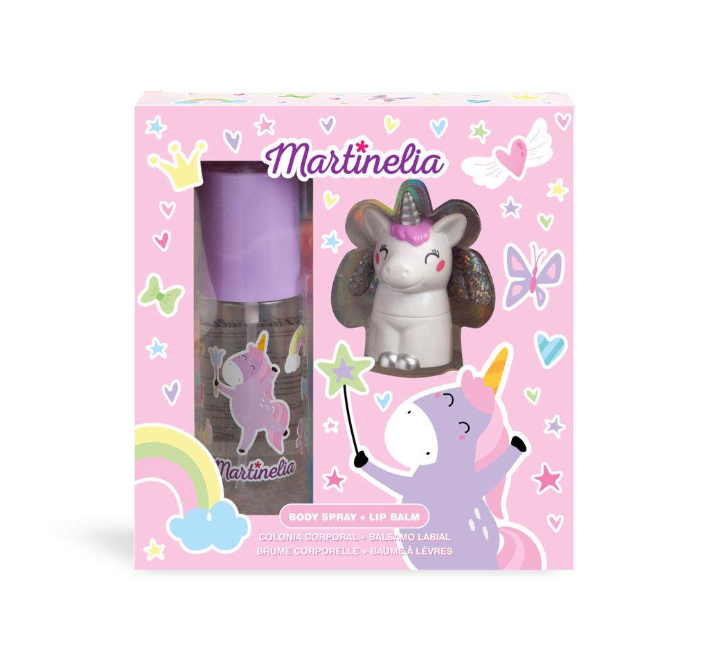 Set Body Mist 85ml & Lip balm 2,8gr UNICORN SWEET DREAMS in 3 flavours