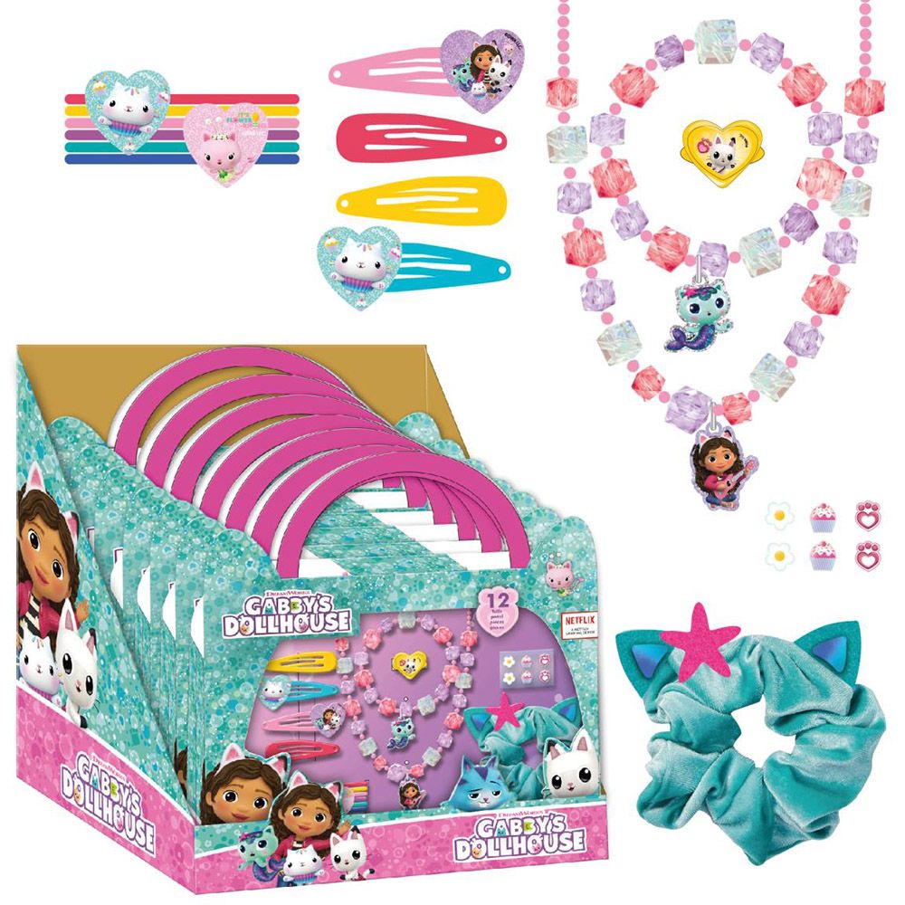 Beauty Set with Accessories 12pcs GABBY´S DOLLHOUSE