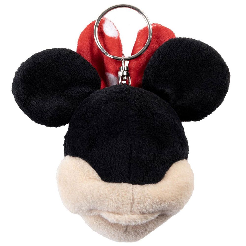 Keyring with Soft Toy 10cm/4in DISNEY Minnie Mouse