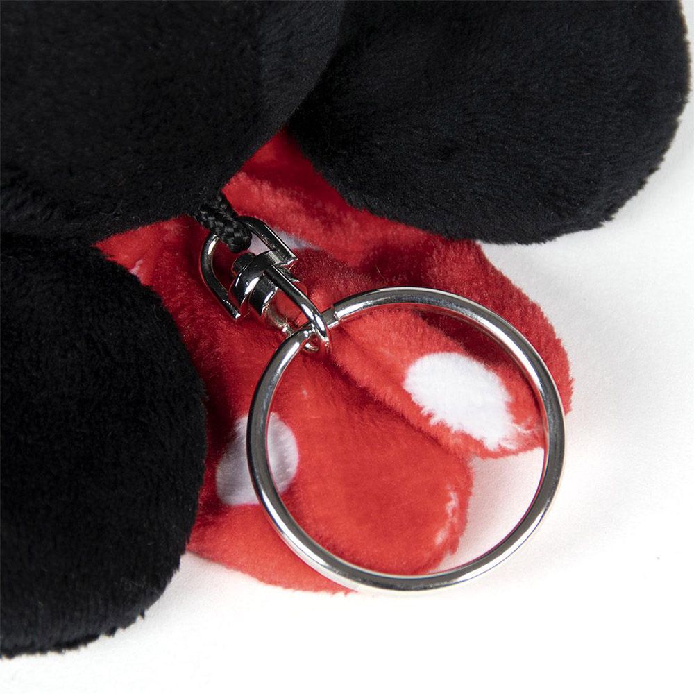 Keyring with Soft Toy 10cm/4in DISNEY Minnie Mouse