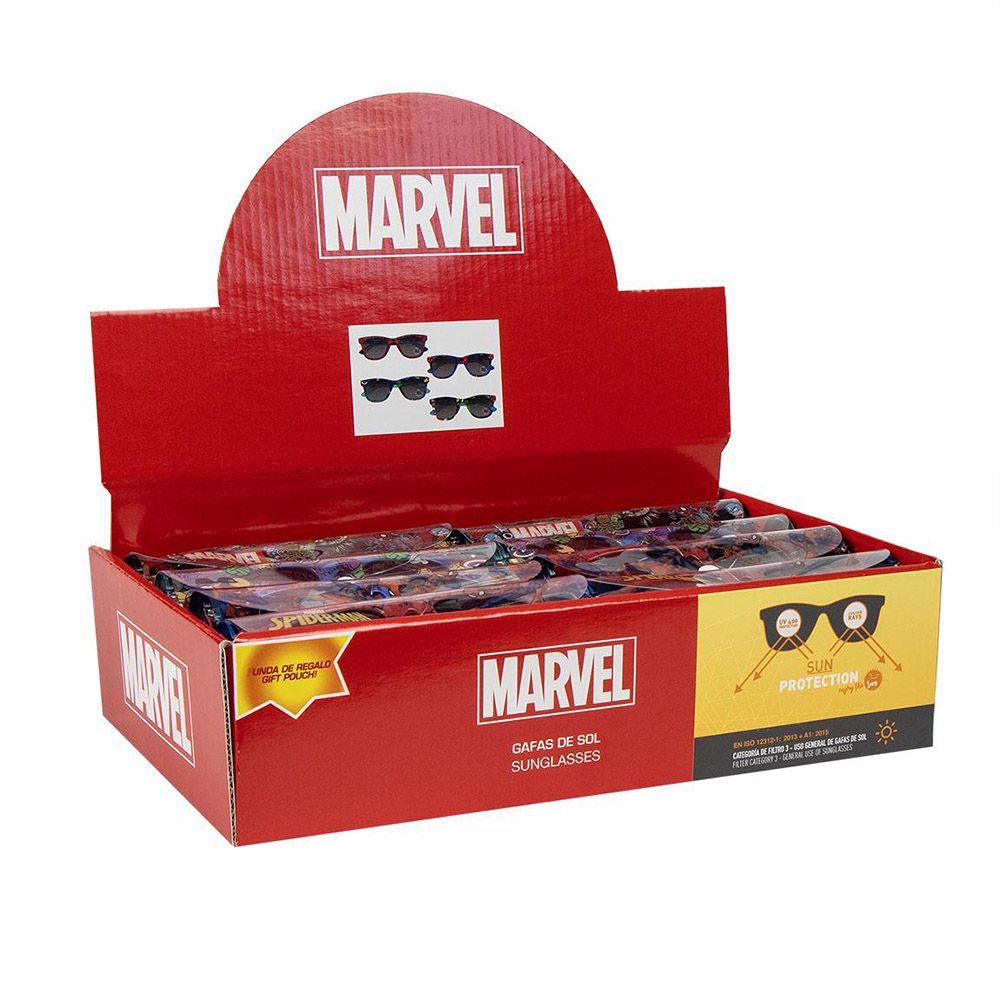 Carton Display 30Χ15Χ42 with 24 Sunglasses with pouch MARVEL SPIDERMAN