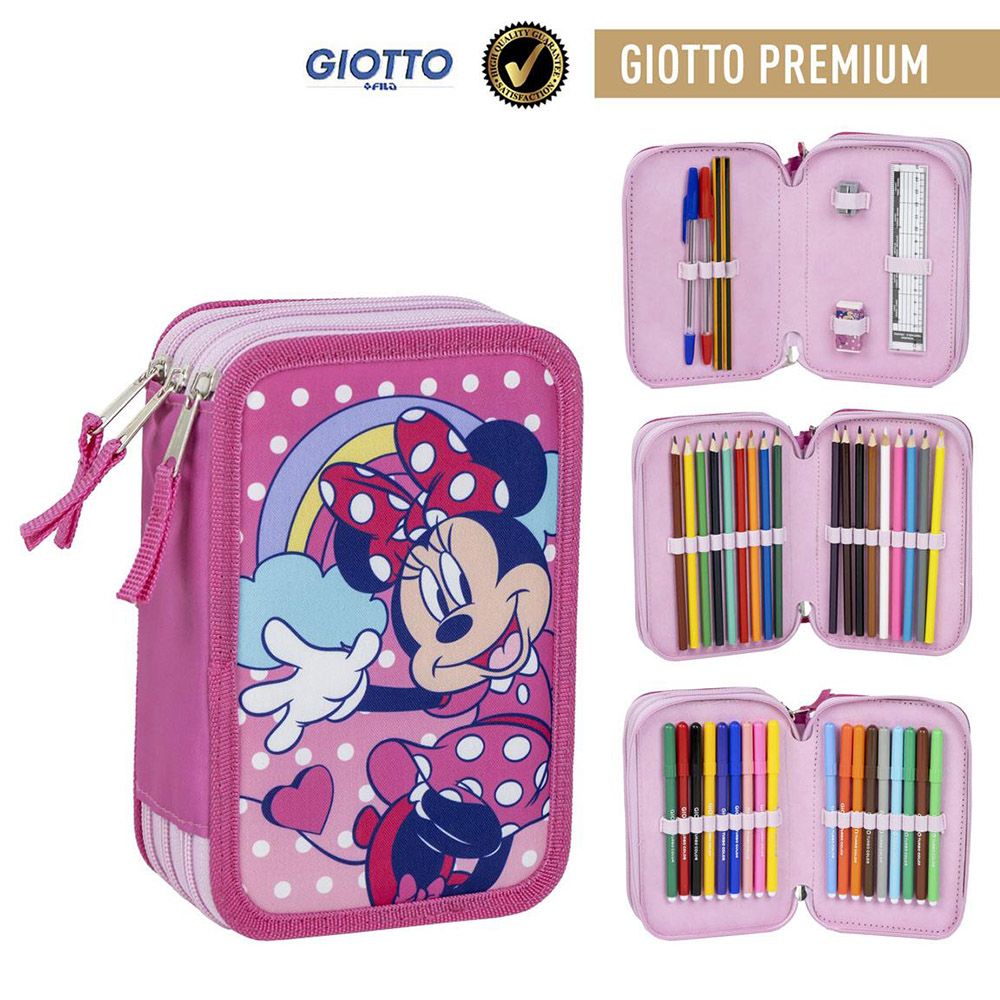 Triple Rectangular Pencil Case DISNEY Minnie Mouse