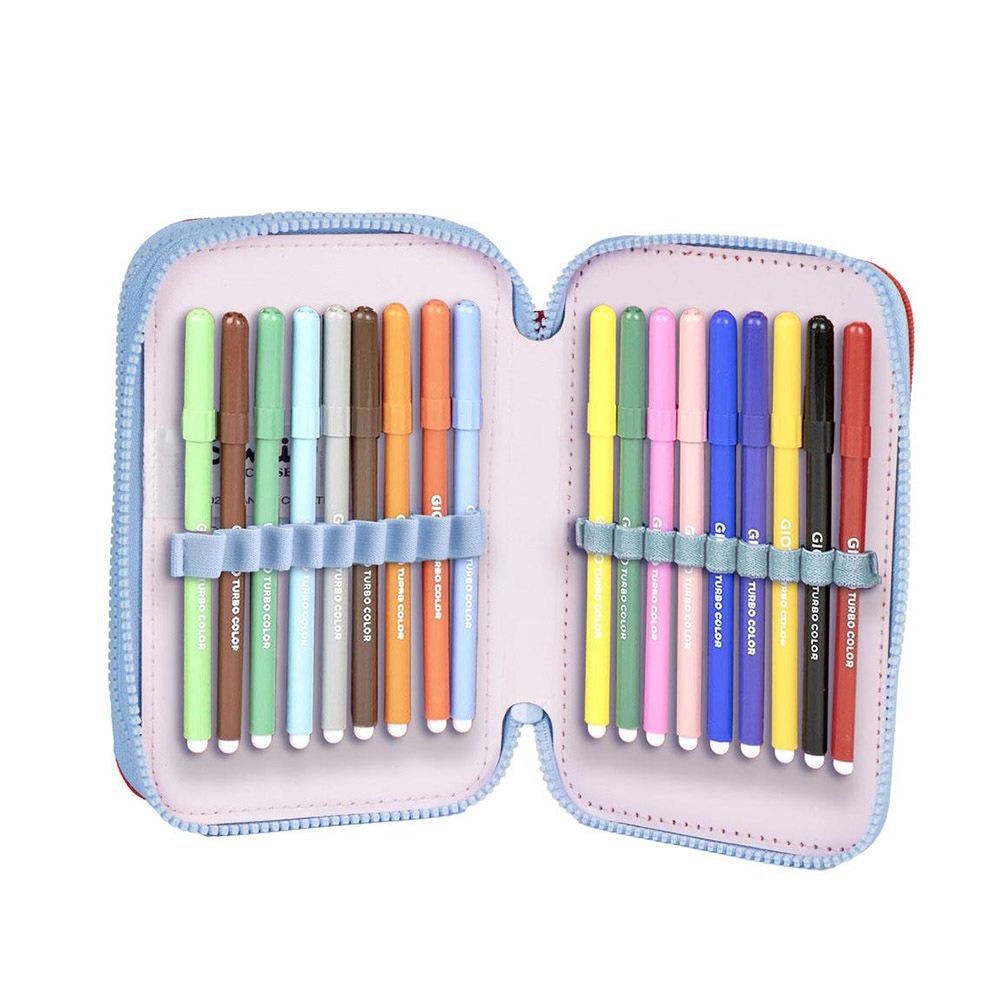 Double Pencil Case with Accessories HELLO KITTY