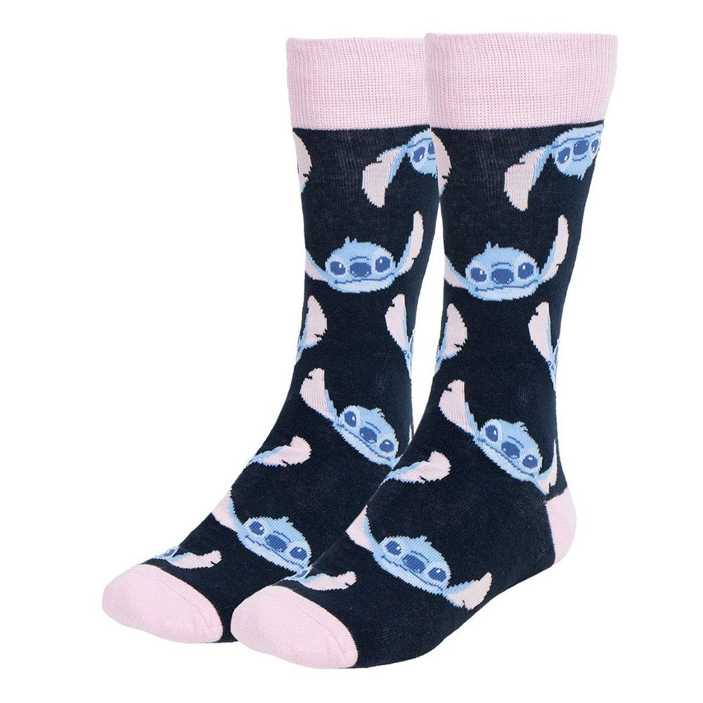 Mixed Cotton Socks DISNEY Lilo & Stitch One Size 36/43 (3-pairs)