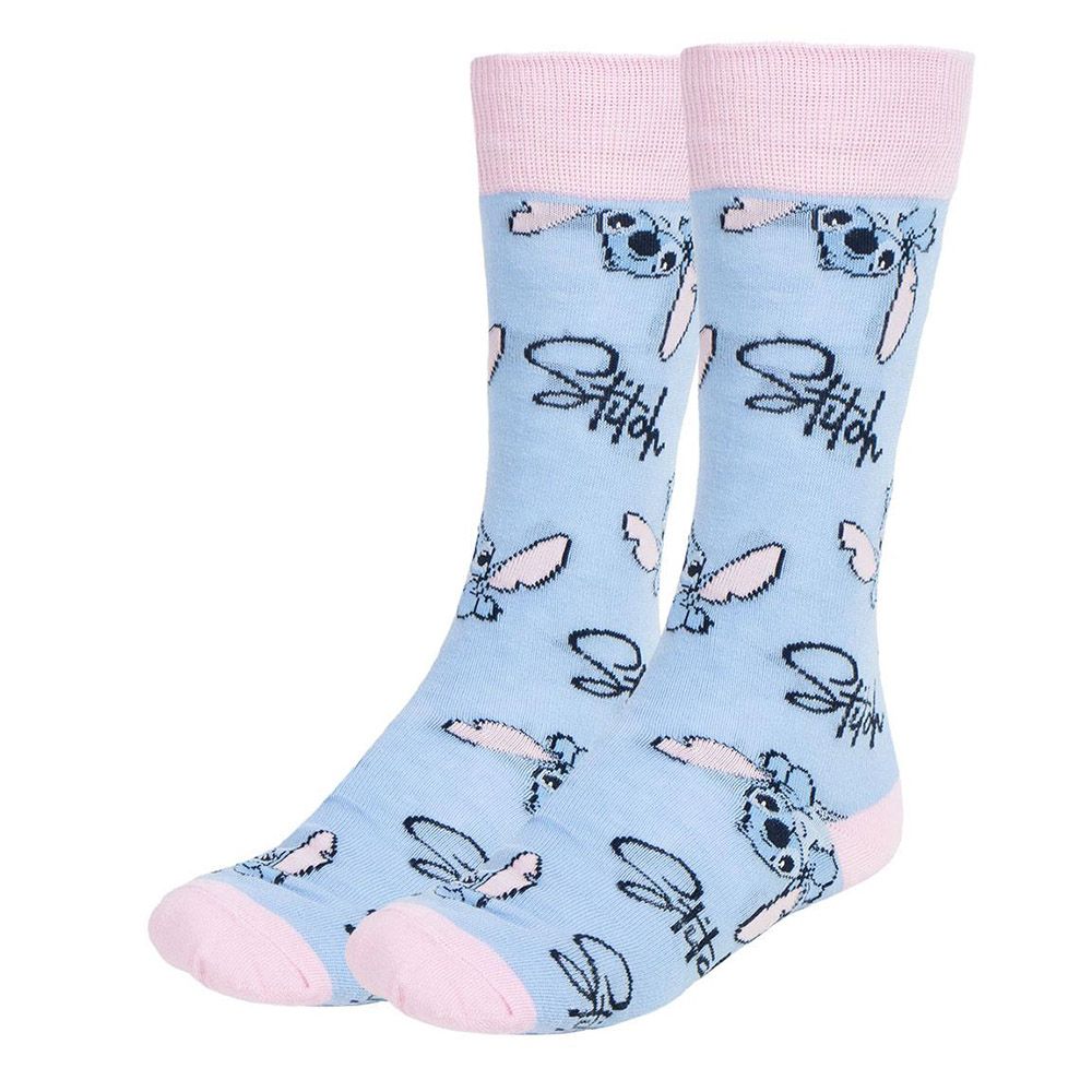 Mixed Cotton Socks DISNEY Lilo & Stitch One Size 36/43 (3-pairs)