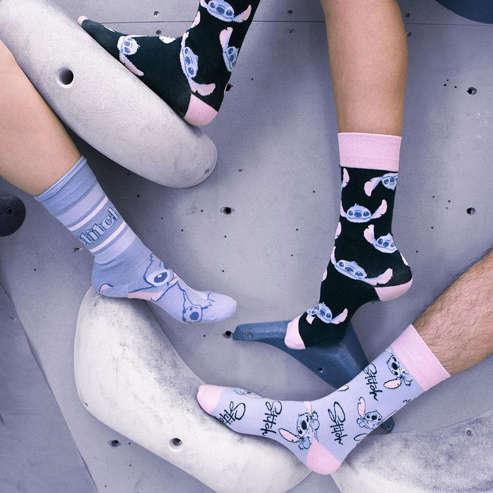 Mixed Cotton Socks DISNEY Lilo & Stitch One Size 36/43 (3-pairs)