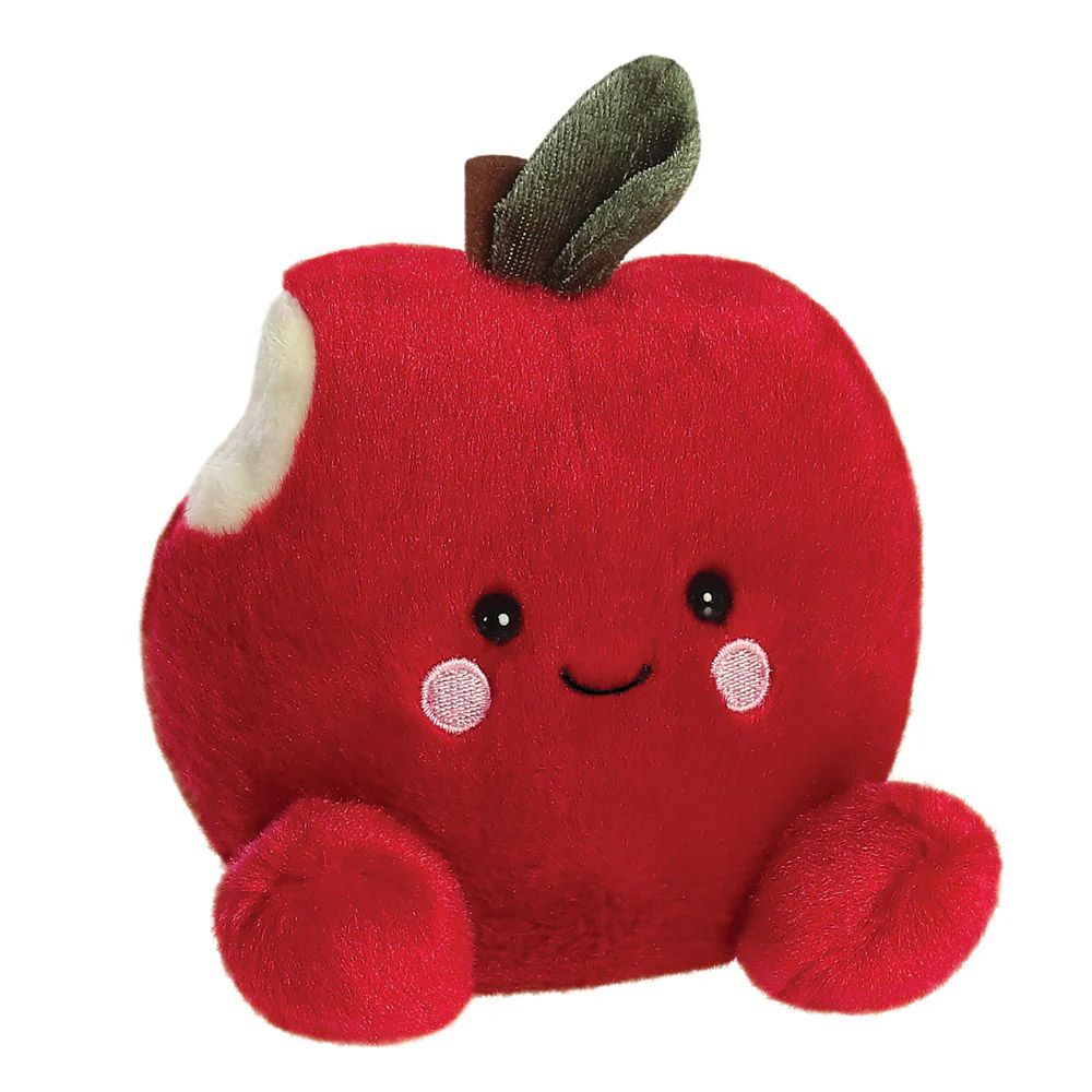 PALM PALS Crisp Red Apple - Δαγκωμένο Κόκκινο Μήλο Λούτρινο, 13εκ