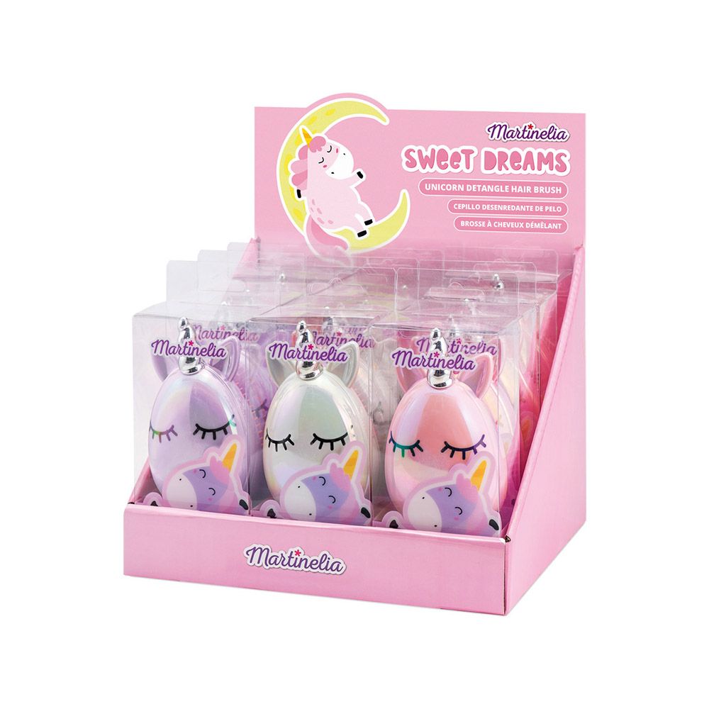 UNICORN SWEET DREAMS Egg Hair Brush, in 3 designs