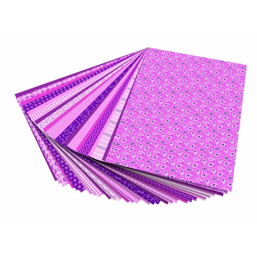 Motif Pad Basics, 24x34 cm, 30 Sheets, Pink