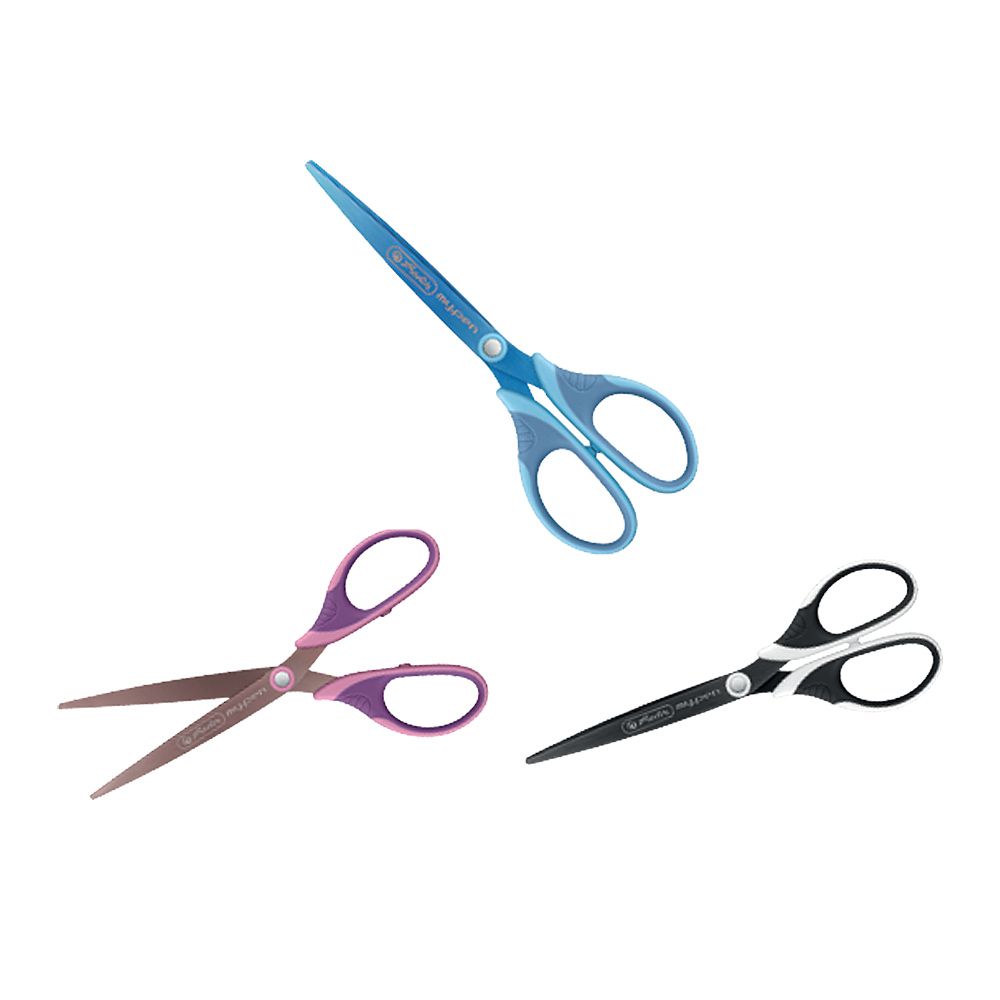HERLITZ Scissors 18cm My.Pen 3 Assorted Colours - 6pcs Package