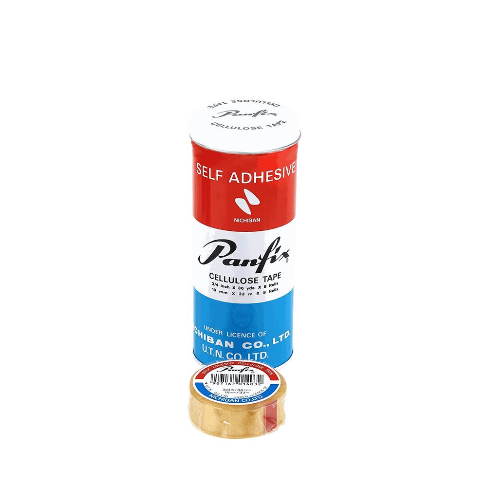 Transparent Office Adhesive Tape 19mmΧ33m PANFIX (8pcs pack)