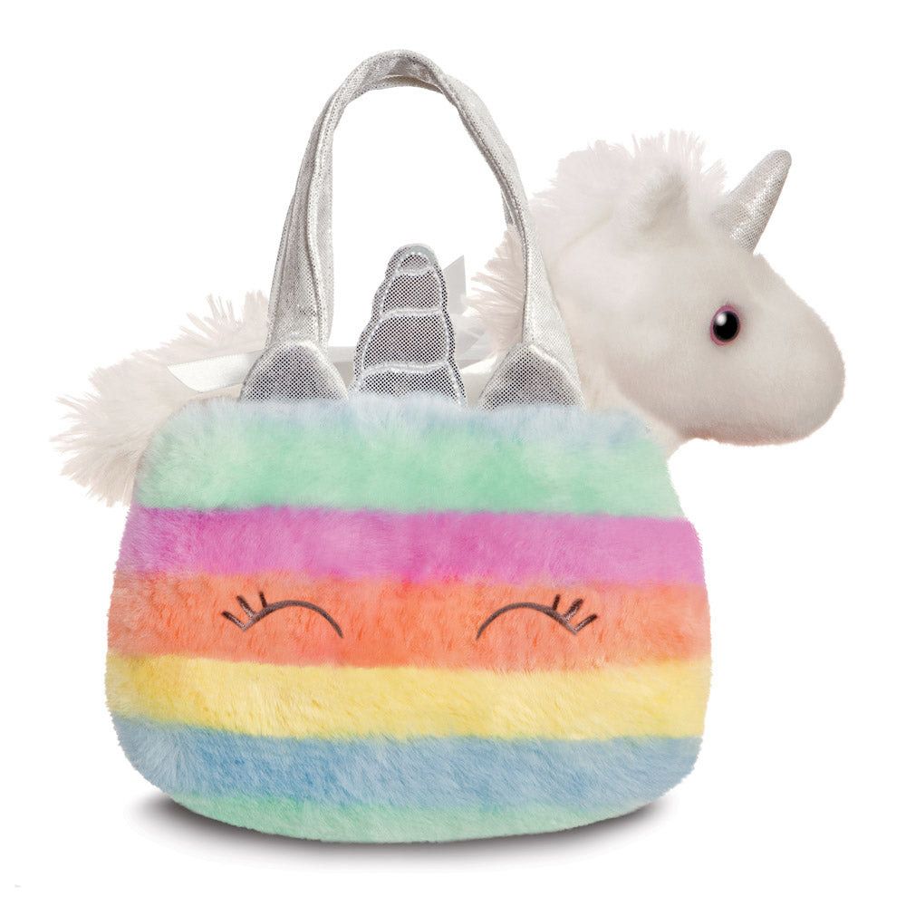 FANCY PALS Rainbow Unicorn Soft Toy 20cm